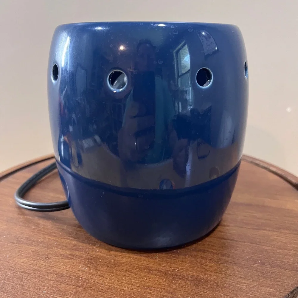 Scentsy West Virginia University WVU Mountaineers Wax Warmer Blue Gold DSW-NCAA